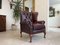 Chesterfield Wingback Armchair in Leather 14