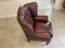 Fauteuil à Oreilles Chesterfield en Cuir 15