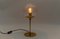 Lámpara de mesa Mid-Century moderna de latón y vidrio, años 60, Imagen 7