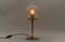Lampada da tavolo Mid-Century moderna in ottone e vetro, anni '60, Immagine 2