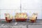 Sofa and Armchairs from Ressico, Italy, 1950s, Set of 3 1