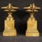 Gilded Bronze and Yellow Marble Risers, 1930s, Set of 2 12