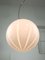 Lámpara colgante italiana vintage en forma de globo en forma de remolino, años 70, Imagen 7