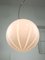 Vintage Italian Swirl Globe Pendant Lamp, 1970s 7