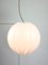 Lámpara colgante italiana vintage en forma de globo en forma de remolino, años 70, Imagen 3