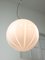 Lámpara colgante italiana vintage en forma de globo en forma de remolino, años 70, Imagen 4