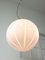 Vintage Italian Swirl Globe Pendant Lamp, 1970s 4