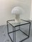 Mushroom White Glass Table Lamp, 1980s 2