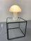 Mushroom White Glass Table Lamp, 1980s, Image 8