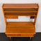 Vintage Danish Teak Bookcase with Hidden Desk, 1960s 11