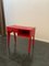 Red Desk with Drawer and Compartment, 1950s 3