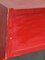 Roter Schreibtisch mit Schublade und Fach, 1950er 11