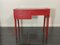 Red Desk with Drawer and Compartment, 1950s 6