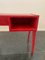 Bureau Rouge avec Tiroir et Compartiment, 1950s 10