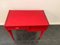 Roter Schreibtisch mit Schublade und Fach, 1950er 4