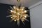 Sputnik Chandelier with Pink, Smoke and Clear Crystal Murano Glass Spikes, 2000s 9