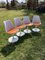 Orange Tulip Swivel Chairs attributed to Eero Saarinen & Knoll, 1956, Set of 4 3