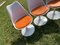 Orange Tulip Swivel Chairs attributed to Eero Saarinen & Knoll, 1956, Set of 4 5