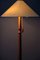 Floor Lamp in Wood with Fabric Shade, Vienna, 1950s, Image 10