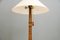 Floor Lamp in Wood with Fabric Shade, Vienna, 1950s, Image 3