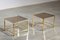 French Brass Side Tables, 1970s, Set of 2 1