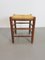 Mid-Century Danish Papercord and Rope Beech Stool, 1960s, Set of 2, Image 10
