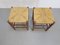 Mid-Century Danish Papercord and Rope Beech Stool, 1960s, Set of 2, Image 3