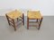 Mid-Century Danish Papercord and Rope Beech Stool, 1960s, Set of 2 8