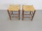 Mid-Century Danish Papercord and Rope Beech Stool, 1960s, Set of 2 4