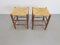 Mid-Century Danish Papercord and Rope Beech Stool, 1960s, Set of 2, Image 4