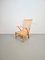 Mid-Century Dutch Beech Relax Chair with Rush Seat, 1960s 7