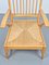 Mid-Century Dutch Beech Relax Chair with Rush Seat, 1960s, Image 2