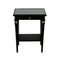 Black Lacquered Side Tables with Drawers, 1990s, Set of 2 4