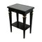 Black Lacquered Side Tables with Drawers, 1990s, Set of 2 2