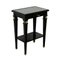 Black Lacquered Side Tables with Drawers, 1990s, Set of 2 5