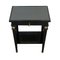 Black Lacquered Side Tables with Drawers, 1990s, Set of 2 3