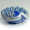Murano Glass Opaline Shell Bowl attributed to Archimede Seguso, 1950s 11