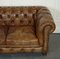 Brown Leather Chesterfield Sofa from Halo, 2000s 8