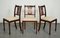 Dining Chairs in Cream Upholstery from Bevan Funnell, 1970s, Set of 5 3