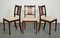 Dining Chairs in Cream Upholstery from Bevan Funnell, 1970s, Set of 5, Image 3