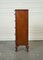 Vintage Art Deco Bow Fronted Mahogany Tall Boy Chest of Drawers 2