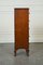 Vintage Art Deco Bow Fronted Mahogany Tall Boy Chest of Drawers 3