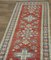 Alfombra de pasillo Kazak tradicional tejida a mano, años 20, Imagen 2