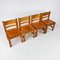 Mid-Century Scandinavian Pine Dining Chairs, 1960s, Set of 4 2