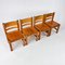 Mid-Century Scandinavian Pine Dining Chairs, 1960s, Set of 4, Image 2