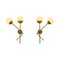 Mid-Century Italian Modern Style Brass and Glass Sconces, Set of 2 8