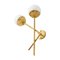 Mid-Century Italian Modern Style Brass and Glass Sconces, Set of 2, Image 6