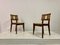 Oak and Rush Dining Chairs, 1950s, Set of 6, Image 7