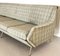 Großes italienisches Sofa mit Messingbeinen, 1950er 9