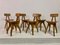 Brutalist Dining Chairs in Elm, 1960s, Set of 6 2